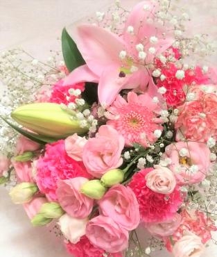 ピンク系でかわいらしく　♪♪｜「花鶴」　（愛知県刈谷市の花キューピット加盟店 花屋）のブログ