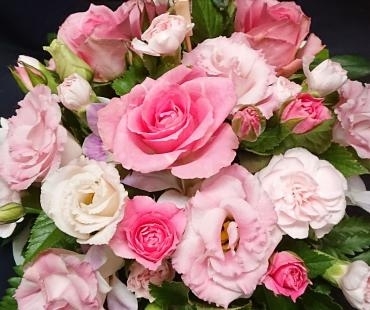 ご結婚記念日　ピンク系　アレンジメント｜「花鶴」　（愛知県刈谷市の花キューピット加盟店 花屋）のブログ