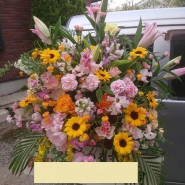 お誕生日祝　スタンド花｜「花鶴」　（愛知県刈谷市の花キューピット加盟店 花屋）のブログ